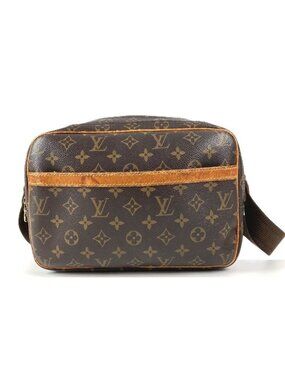 Louis Vuitton Shoulder Bag Reporter PM Monogram Canvas Brown